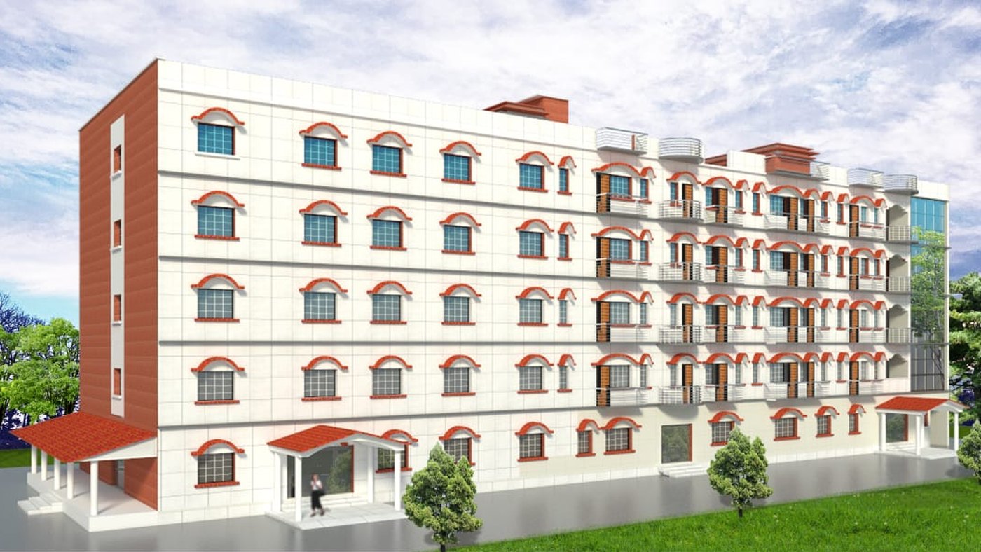 Eye hospital — side perspective